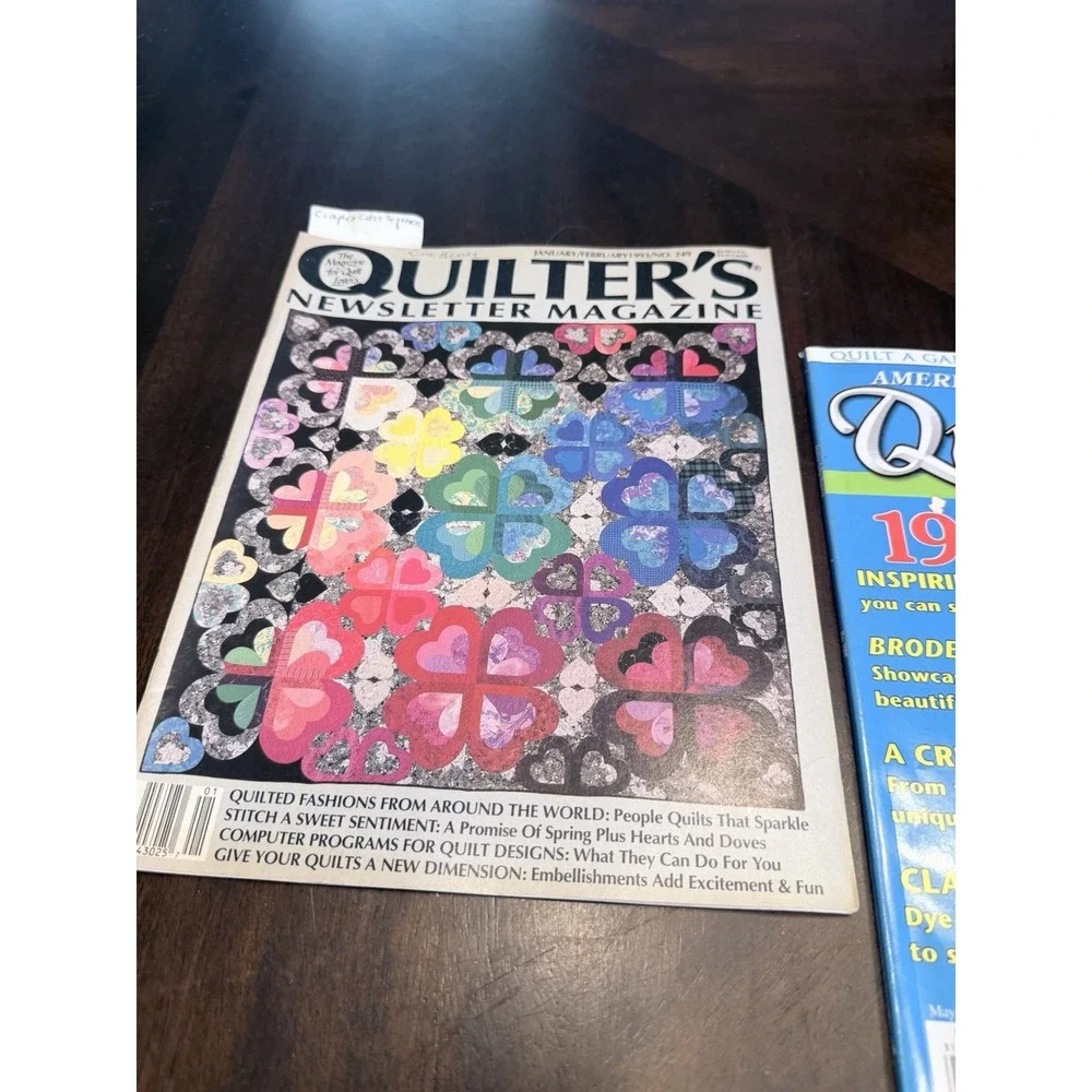Lot of 26 Quilting Magazines Quiltmakee Quilters Newsletter 1984-2009